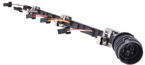 Leitungssatz Pumpe Düse Kabelbaum Einspritzdüse passend für Touareg I (7LA, 7L6, 7L7) VW T5 Transporter/Multivan Teilenummer 070971033