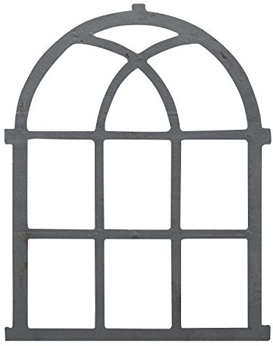 Fenster grau Stallfenster Eisenfenster Scheunenfenster Eisen 72cm Antik-Stil (f2)