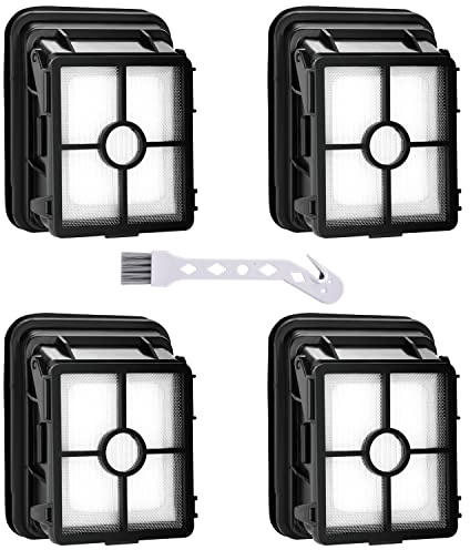 4 Stück 1866F Ersatzfilter für Bissell Crosswave 3-in-1 C3 Pro 17132 2225N | Filter 1866 für Bissell CrossWave 17132 2225N 2582N 25821 2519 Staubsauger