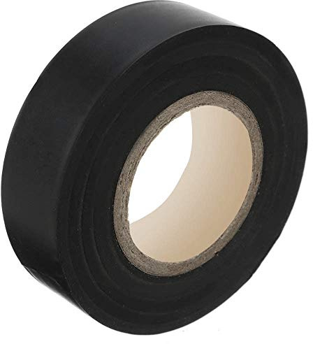 O&W Security Isolierband PVC 19 mm x 10 m – 20 Rollen Elektriker-Klebeband, schwarz, UV-beständig, extra stark & flexibel, zum Isolieren, Bündeln & Markieren von Kabeln