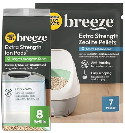 Purina Tidy Cats Breeze Cat Litter Extra Strength Refill Bundle