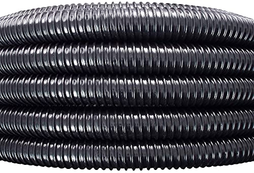 40mm(11/2) Flexible Corrugated Pond Pipe/Hose,Ideal for use with Garden Pond Pumps/Filters/Waterfalls Also Used for hydroponics and dust Extraction (5m Pipe)