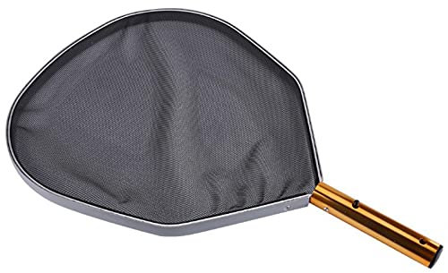 sunyu 2 Pieces Pool Skimmer, Pond Skimmer, Leaf Skimmer Net, Swimming Pool Net, Aluminum Alloy Frame, for Fast Cleaning of The Finest Debris