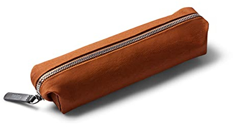 Bellroy Pencil Case, Arbeitsbeutel - Bronze | Leder-Arbeitstasche für Stifte, Kabel, Schreibwaren und persönliche Gegenstände