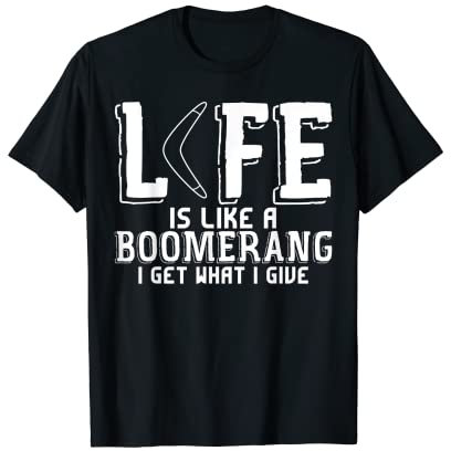 Wurfsport Boomerang Witz Spruch Bumerange Bumerang T-Shirt