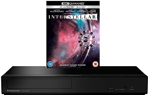 MULTIREGION Panasonic DP-UB150 DVD Regions 1-8 - Blu-ray Region B - Bundle Including Interstellar