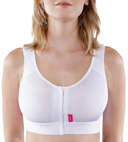REVÉE Reggiseno Post-Operatorio Donna - Reggiseno per Mastoplastica Additiva, Riduttiva, Sostituzione Protesi, Mastopessi, Oncoplastica, Quadrantectomia, Reggiseno Gravidanza, Bra Julie