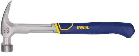IRWIN Marteau, marteau arraché, poignée texturée ergonomique, 590 g (IWHT51220)