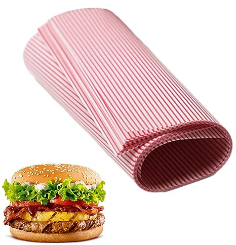 Wachspapier – Antihaftbeschichtete Wachsplatten für Sandwiches, Küchenaufbewahrungszubehör für Kekse, Croissant, Gebäck, Di Sum, Süßigkeiten, Sandwich Teksome