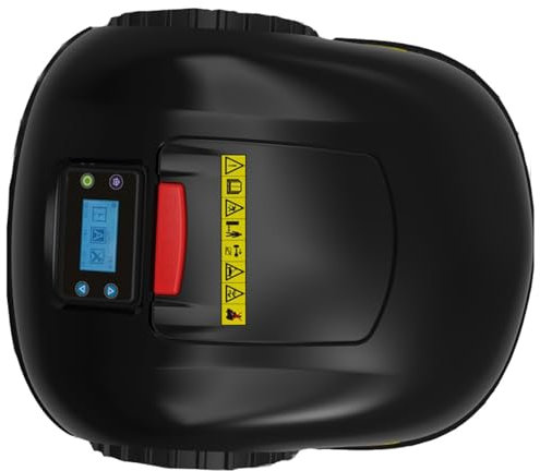 FresQa Intelligent automatic lawn mower robot automatically charges and avoids rain on its own,Black