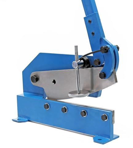XPOtool Handhebelschere mit 250 mm Klingenlänge Blechschere manuell Schlagschere für 6 mm Bleche