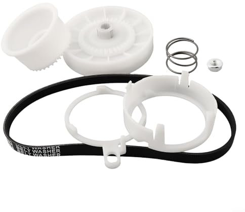 HEBEOT Waschmaschine Riemenscheibe Kupplungssatz kompatibel mit W10721967, W10006352, W10006353, W10006354, W10006356