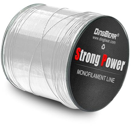 Dingbear Nylon-Angelschnur 200/500/1000 m Monofile Nylon-Angelschnur mit starker Spannung 4 Farben5-35LB