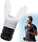 Entraineur Respiratoire, Oxyfit Respirateur avec résistance réglable, dispositif portable d'entraînement respiratoire pour les poumons, pour adultes, avec régulateur d'intensité réglable (blanc)