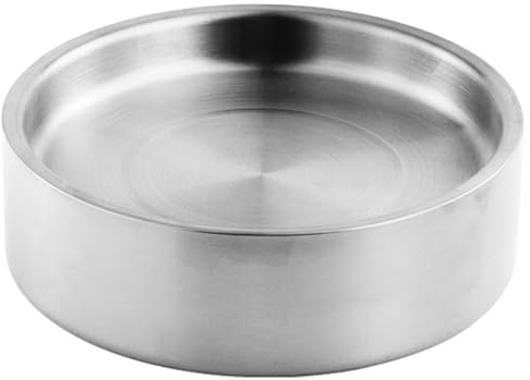 Ciotola refrigerata – vassoi refrigerati in acciaio inox per feste | stoviglie da portata durevoli e fresche per insalate, bevande e altro ancora | Ideale per intrattenimenti all'aperto, bar e salsa