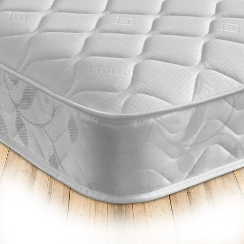 Starlight Beds Arctic White Double Mattress, 4ft6 x 6ft3, Foam Free