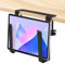ZXShow Soporte de escritorio ajustable para laptop, con almohadillas antiarañazos, sin taladrar, soporte lateral para computadora portátil para oficina