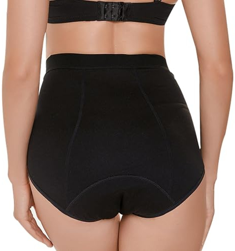 CSGTUO Taille Haute Culottes de Soins D'incontinence pour Femmes, Coton sous-vêtements Slip, Respirant Lavable Slip Anti-Fuite, Slip D'incontinence Urinaire, sous-vêtements Menstruels