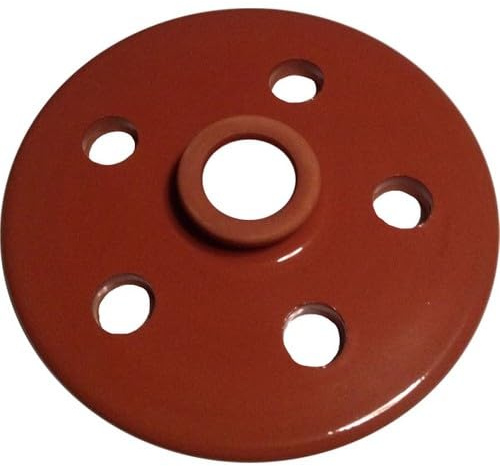 Serazat Handmade Clay Pot Dolma Lid Cover-Terracotta Glazed Grape Leaf Roll Lid Natural Earthenware Weighted Cooking Grill Plate for Dolma Perfect Tool for Stuffed Dishes! (Medium 8.2 in)