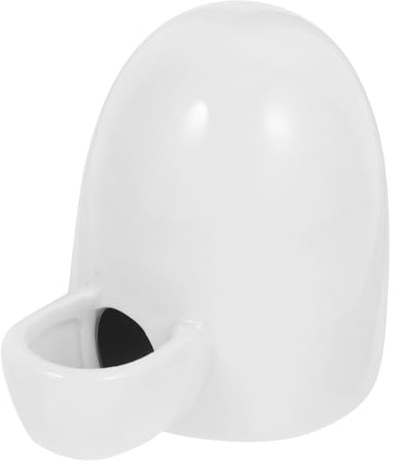 TOYANDONA Ceramic Small Pet Water Feeder Quiet Leak Proof Water Dispenser for Hedgehogs and Small Animals Compact 4.33X3.54X2.95In Hydration Fountain