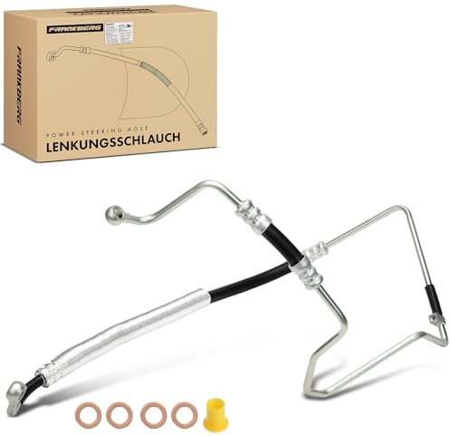 Frankberg 1x Servolenkung Schlauch von Hydraulikpumpe nach Lenkgetriebe | Kompatibel mit Arosa 6H 1.0L 1997-2004 Polo 6N1 1.0L-1.6L 1994-1999 Polo 6N2 1.4L 1999-2000 Replace# 57192