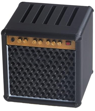 Fyrdyn Plektrumetui | Plektrum Aufbewahrung - Großraum Box 3D Druck Anzeigekoffer für Musikinstrumente Bass Geburtstag Weihnachten Geschenkidee Musiker Ehemann