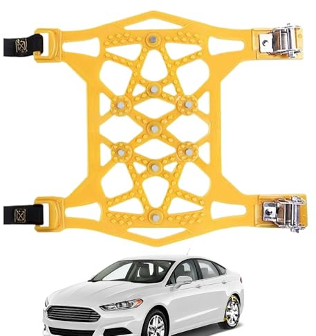Tire Chains for Trucks | Snow Tire Chains - Winter Wheels Cable for Vehicle Recovery Mountain Driving Rural Roads Parking Lots Camping Travel Cold Weather