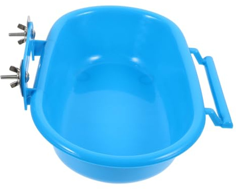 Gatuida Papageien Badewanne aus Pp Kunststoff Hängende Vogelbadebox für Papageien Wellensittiche und Kleine Vögel Vogelkäfig Zubehör zum Baden und Staubwaschen