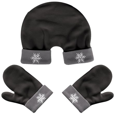 Guantes para parejas: guantes cálidos de copo de nieve, guantes de invierno aislados, equipo portátil al aire libre | Ciclismo Esquí Senderismo Suministros de invierno para adultos Regalo romántico