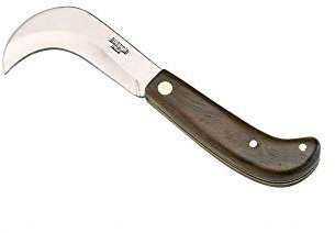 Ausonia - Roncola inox manico legno cm 16