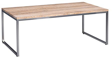 M2 Kollektion Riad 2 Couchtisch, MDF Dekor Wildeiche, Hellbraun, 110x60cm, Höhe 43cm