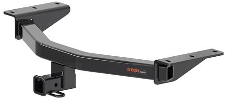 CURT 13421 Class 3 Trailer Hitch, 2-Inch Receiver, Fits Select Honda Passport, GLOSS BLACK POWDER COAT
