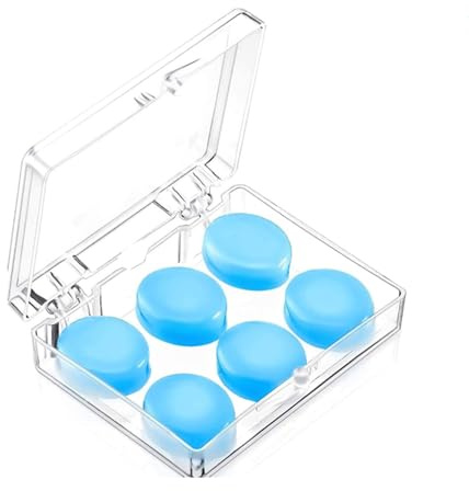 Tapones Oídos Ruido para Dormir,3 Pares Tapones oídos Dormir sin Ruido Silicona Tapones Aislamiento del Sonido Tapones Oidos Silicona Reutilizables ara Trabajo Estudiar