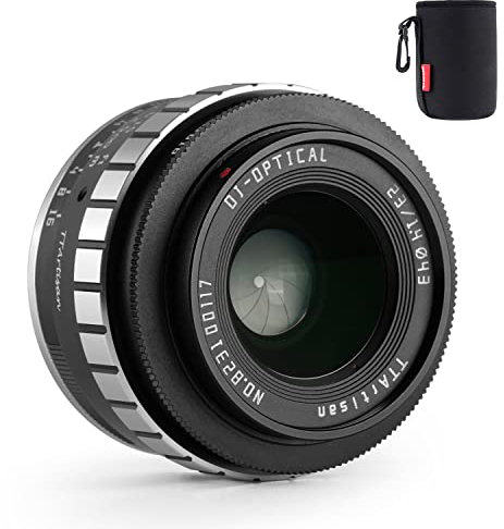 TTartisan 23mm F1.4 Obiettivo manuale grandangolare, compatibile con Fuji X-mount Cameras X-PRO1 X-PRO2 X-E1 X-E2 X-E3 X-H1 X-T1 X-T10 X-T2 X-T3 X-T20 X-T30 X-T100 X-A1 X-A10 X-A2 X-A3 X-A5 (Argento)