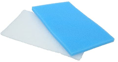 Universal Schaumstofffilter Set – Waschbarer EPA Mikrofilter für Staubsauger | Maße: 12x20x2 cm | Trockenanwendung | Einlass- und Auslassfilter | Geeignet für Haushaltsstaubsauger