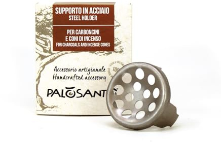 PALOSANTO - Supporto per Carboncino - Ideale da utilizzare all'interno del Brucia Incensi - Realizzato Artigianalmente in Italia
