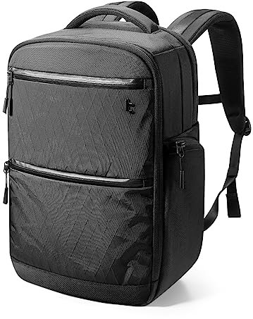 tomtoc X-Pac Rucksack, Premium Laptop Rucksäcke Tagesrucksack für Arbeit Business Work Reise Travel, Herren TechPack Backpack Daypack für 16-Zoll MacBook Pro, 20 Liter, Schwarz
