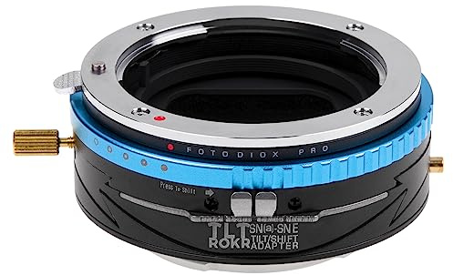 Fotodiox Pro TLT ROKR - Tilt/Shift Lens Mount Adapter Compatible with Sony Alpha A-Mount (and Minolta AF) DSLR Lenses to Sony Alpha E-Mount Mirrorless Camera Body