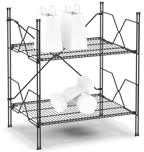 wi.sy Spazi Intelligenti Scaffale Metallo Modulare Personalizzabile in Filo Metallico Leggero e Robusto con Sistema di Aggancio Brevettato Made in Italy (H 60 cm x L 50 cm x P 40 cm)