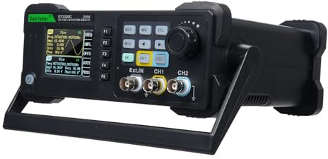HUIOP Generatore di Segnale Funzione a Due canali/Generatore di Forme d'onda arbitrarie Misuratore di frequenza 20 ET3320C Sorgente del Segnale a impulsi Frequenza di campionamento 200 MSa/s