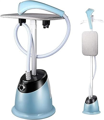 GYQTGBNH Vaporizador de Ropa Vertical Profesional - Planchado de Mano Pequeño Telescópico de 2000W con Tabla de Planchar Incorporada y Tanque de Agua de 1,6 L
