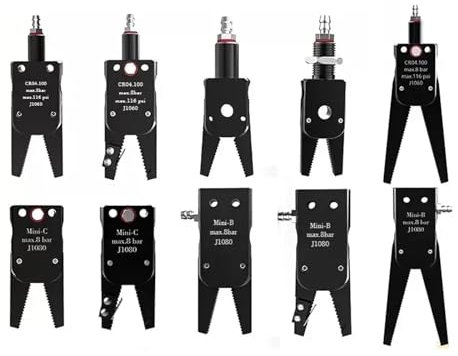 Mini-Greifer, pneumatischer Manipulator-Befestigungssensor, Düsenclip für Spritzguss, Greif-Wasserauslauf-Clip, Roboterbefestigungszylinder (Mini E)