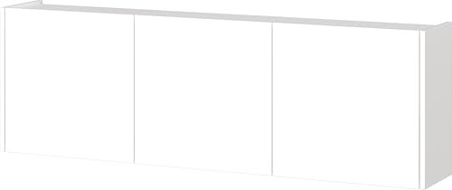 Germania Mehrzweckschrank 1019-84 GW-Piana, in Weiß, mit Türdämpfung, 138 x 45 x 25 cm (BxHxT)