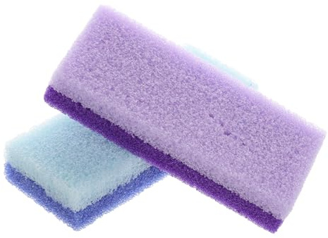 NOLITOY 2pezzi Pomice Per Piedi Strumento Per Pedicure e Rimozione Morta Con Massaggio Comfortabile e Facile Stoccaggio