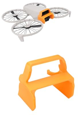 Objetivo Capucha Parasol Protector de cardán Para DJI FLIP, Cardán Protector de parachoques, Barra protectora anticolisión del objetivo (Naranja)