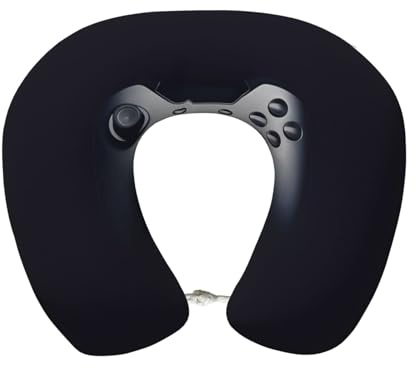 Gaming Controller Pattern Print Memory Foam Travel Pillow - Comfortable U-Shape Neck Support for Sleep, Office, Flights & Road Trip