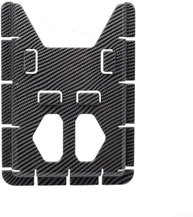 Satteltasche Dokumentenhalter mit Schnellinstallation für Auto, Motorrad und LKW Anwendungen (Carbon)