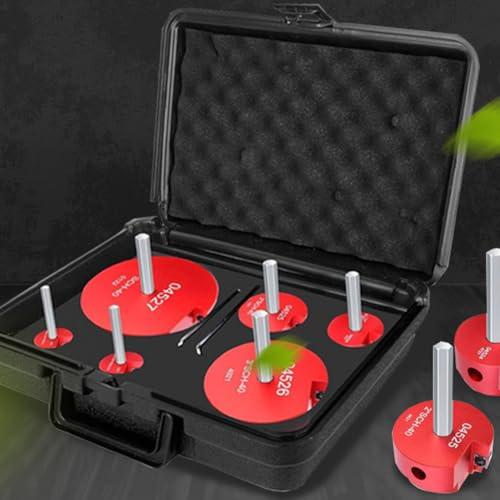 Besshepplo 8PCS PVC Pipe Reamer Kit Pipe Reamer Tool Kit With Aluminum Alloy And Stainless Steel Materials For Resistant And Rustproof Plumbing Tool Use