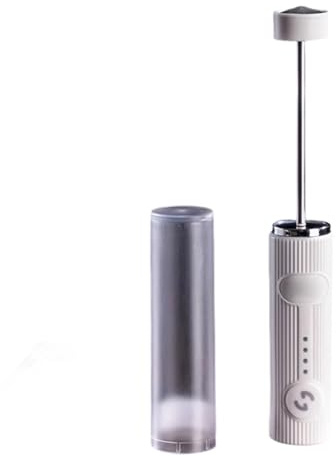 Mousseur à lait électrique portable multifonction pour café, chocolat et boissons protéinées, mousseur à lait en acier inoxydable