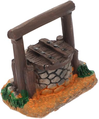 GARIOUANS Miniature Garden Model Décoratif Réaliste pour Miniature Accessoire de Jardin de Fées Ornement Micro Vintage pour Maison Bureau et Bonsai